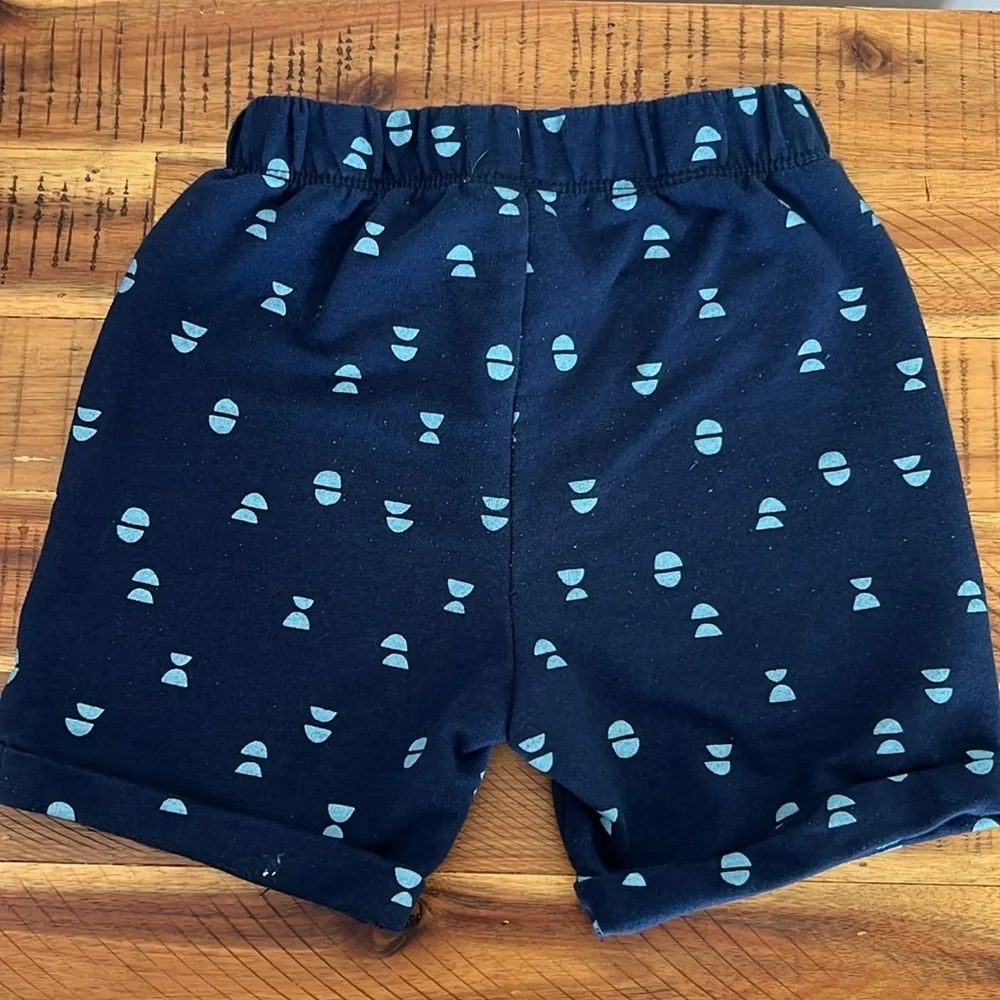 Pekkle Boys Short Elastic Waistband Blue